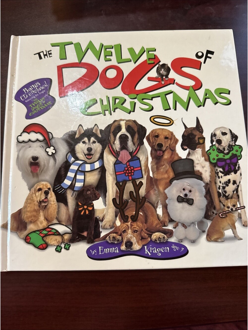 Twelve Dogs of Christmas by Emma Kragen (1998, Hardcover)